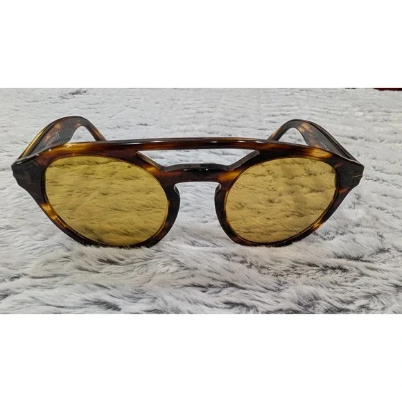 TOM FORD Tortoise Clint Sunglasses -TF537 Yellow Lens Unisex W/ Case & Box -23 - Picture 2 of 8